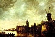 Jan van Goyen slottet montfort oil